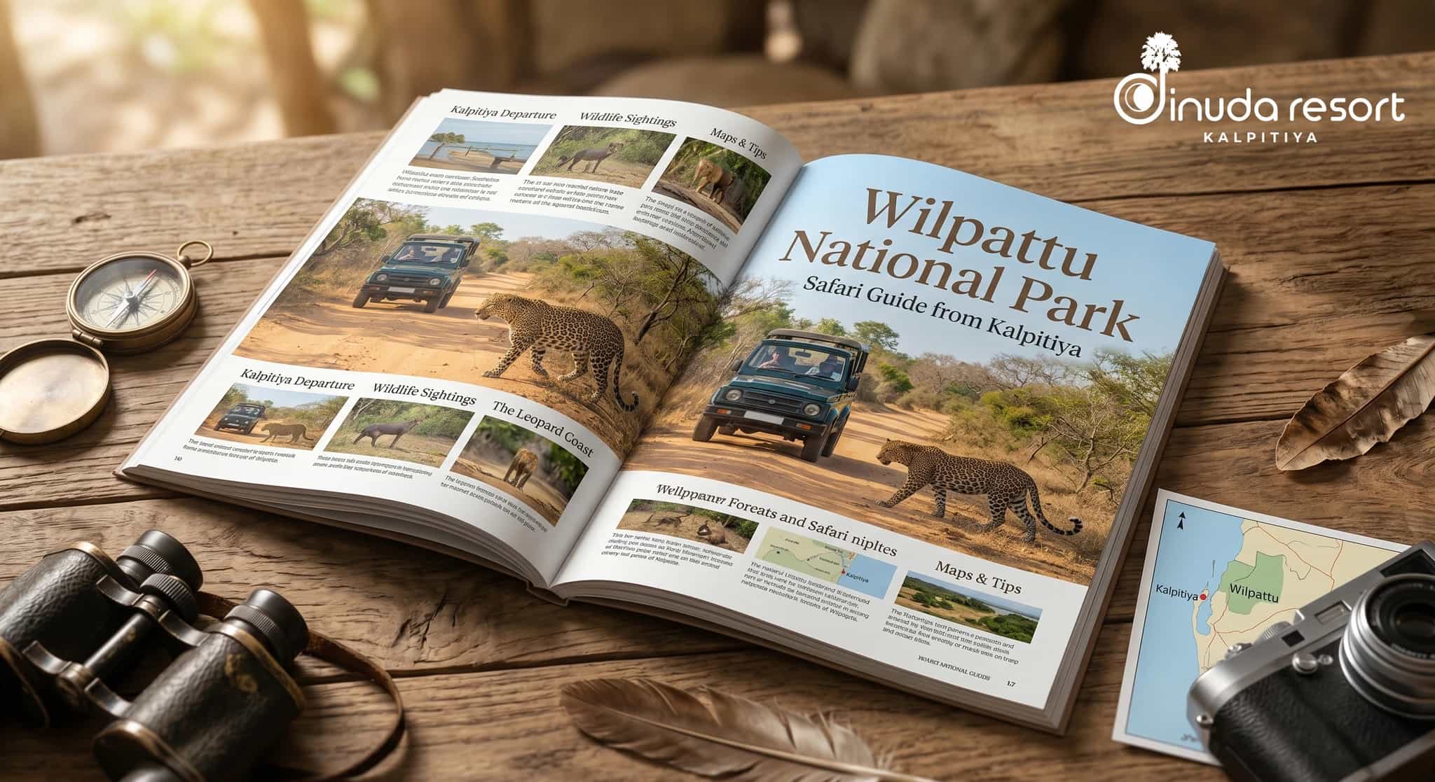 Wilpattu Safari from Kalpitiya – Boat, Jeep & River Lunch with Dinuda Resort