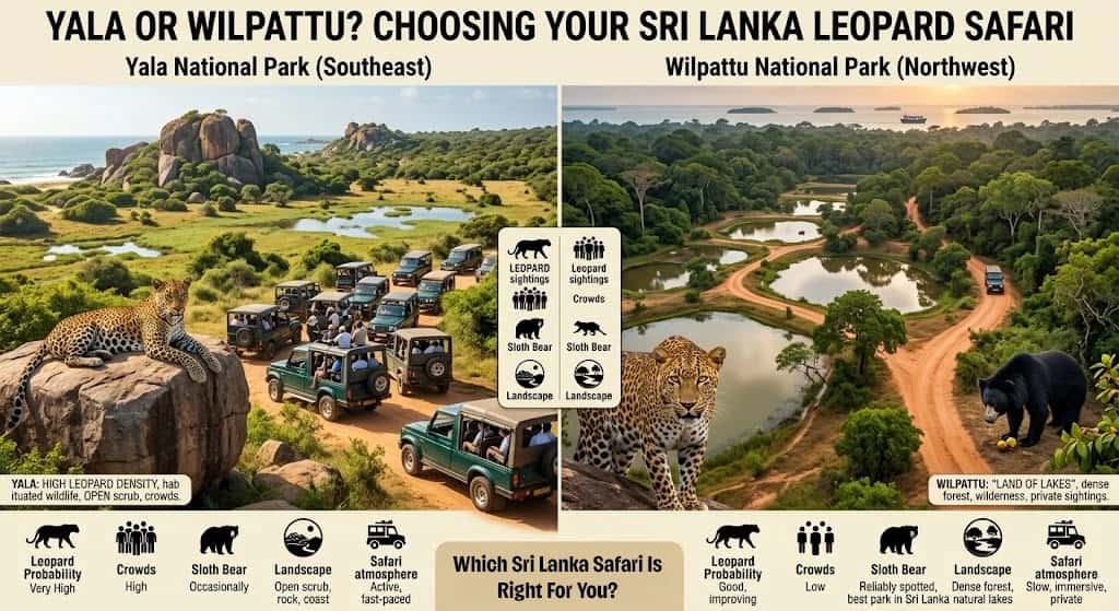 Yala vs Wilpattu: Which Sri Lanka Safari is Right for You?